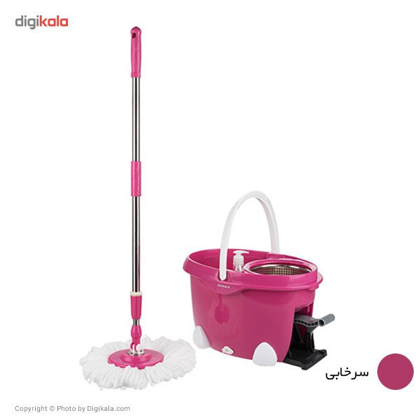 سطل و زمین شوی چرخشی پدال دار همارا فول