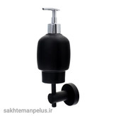 جا مایع دیواری مشکی مات سرامیکی مدل کروز