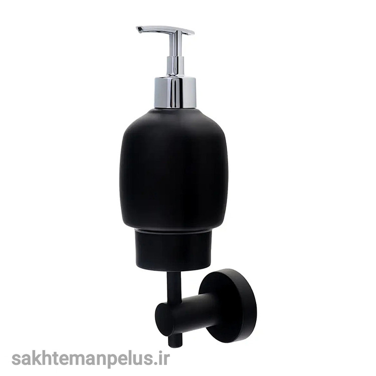 جا مایع دیواری مشکی مات سرامیکی مدل کروز