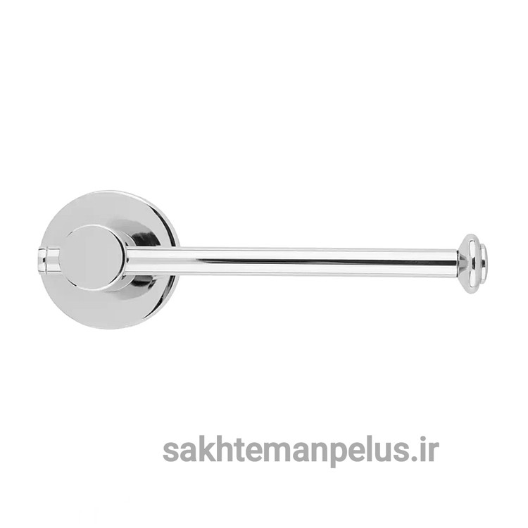 جای رول دستمال توالت دیواری کروز مدل میله ای کوتاه کد 016 کروم
