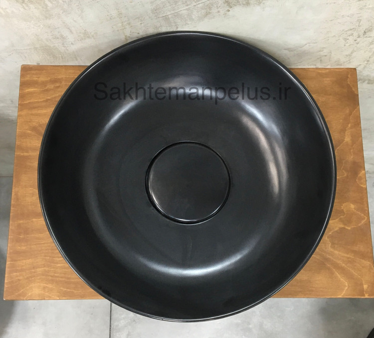 سنگ روشویی رنگی مشکی مات