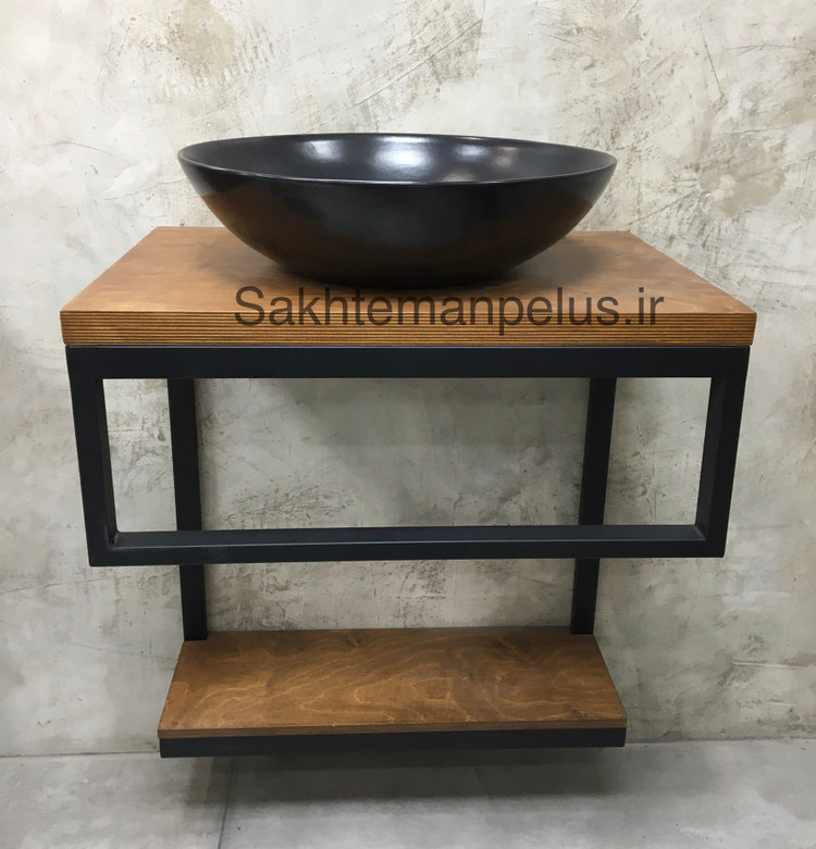 سنگ روشویی رنگی مشکی مات