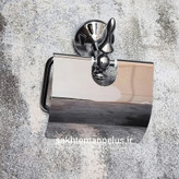 جای رول دستمال توالت دیواری کروز کد ۰۰۹ کروم براق