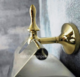 جای رول دستمال توالت دیواری کروز مدل کاوردار کد 009 طلایی براق