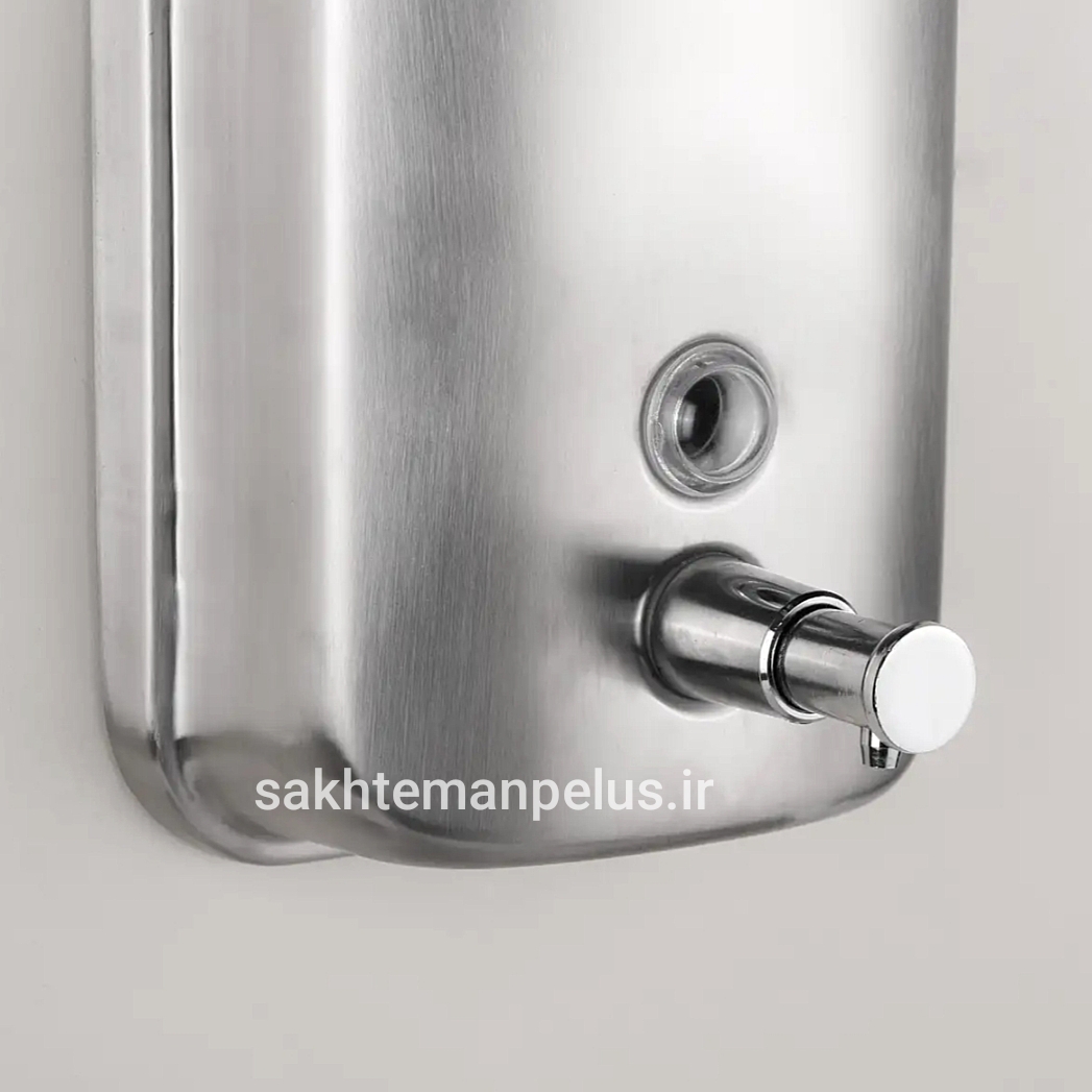 پمپ مایع دستشویی دلفین مدل KH-1000-ss استیل ضد زنگ مات