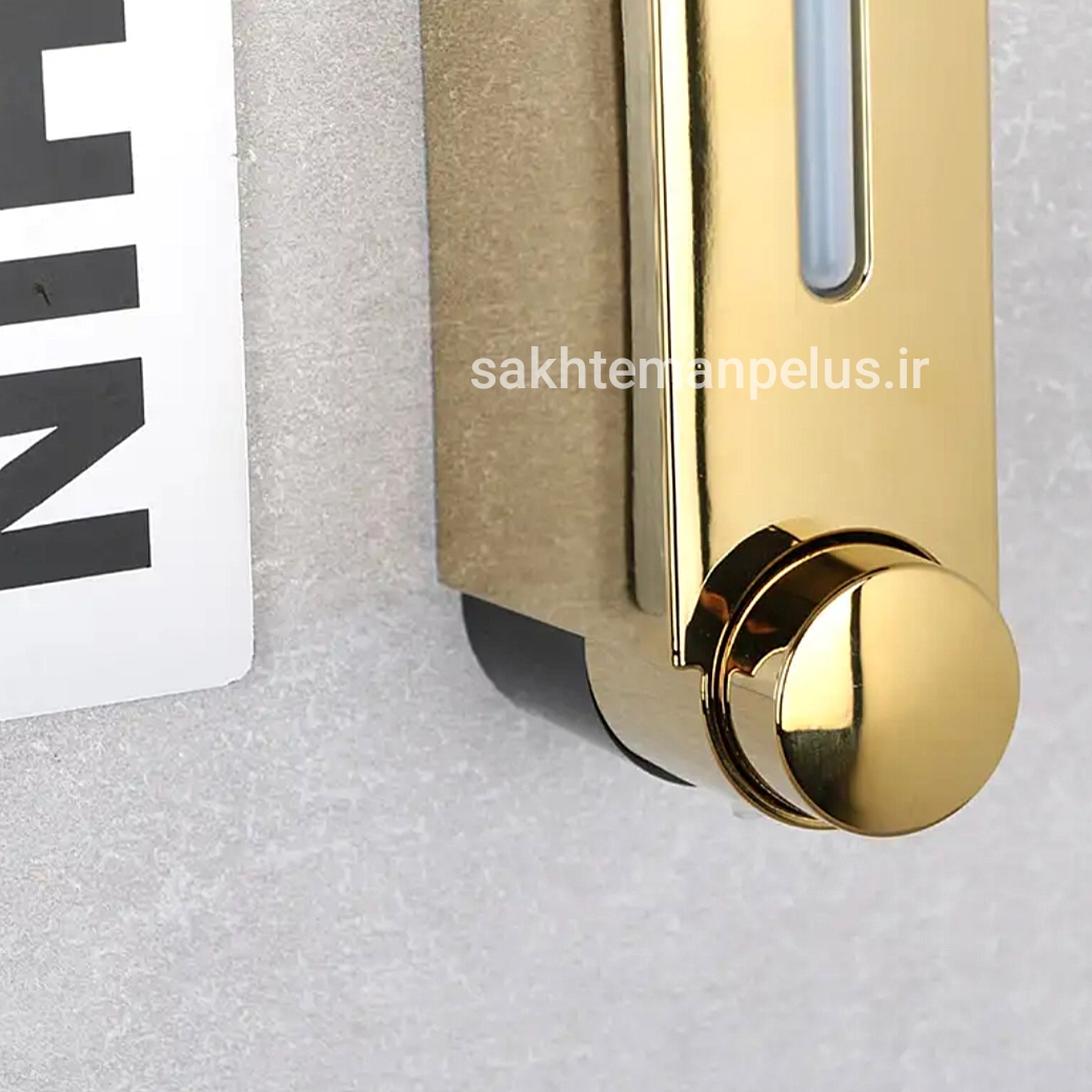 پمپ مایع دستشویی دلفین مدل ama-101 طلایی