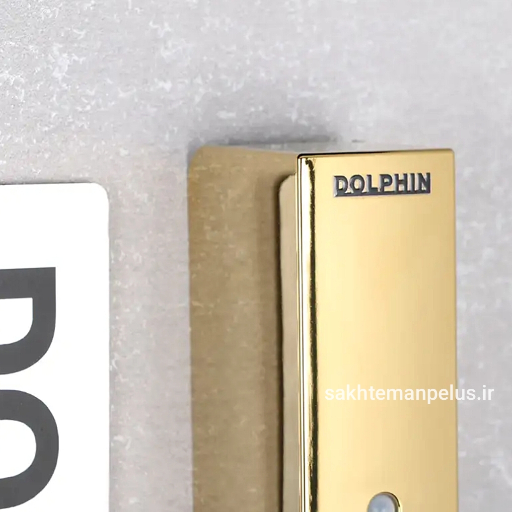 پمپ مایع دستشویی دلفین مدل ama-101 طلایی