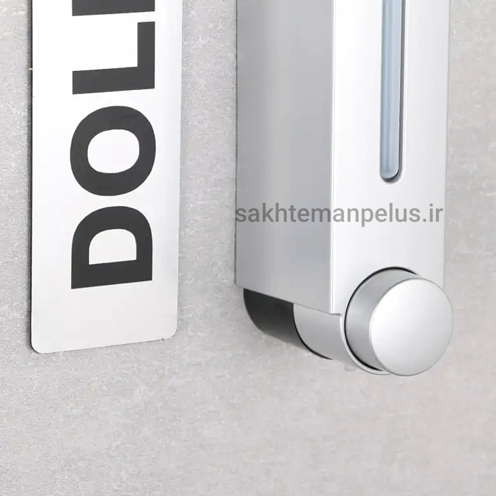 پمپ مایع دستشویی دلفین مدل ama-101 نقره ای