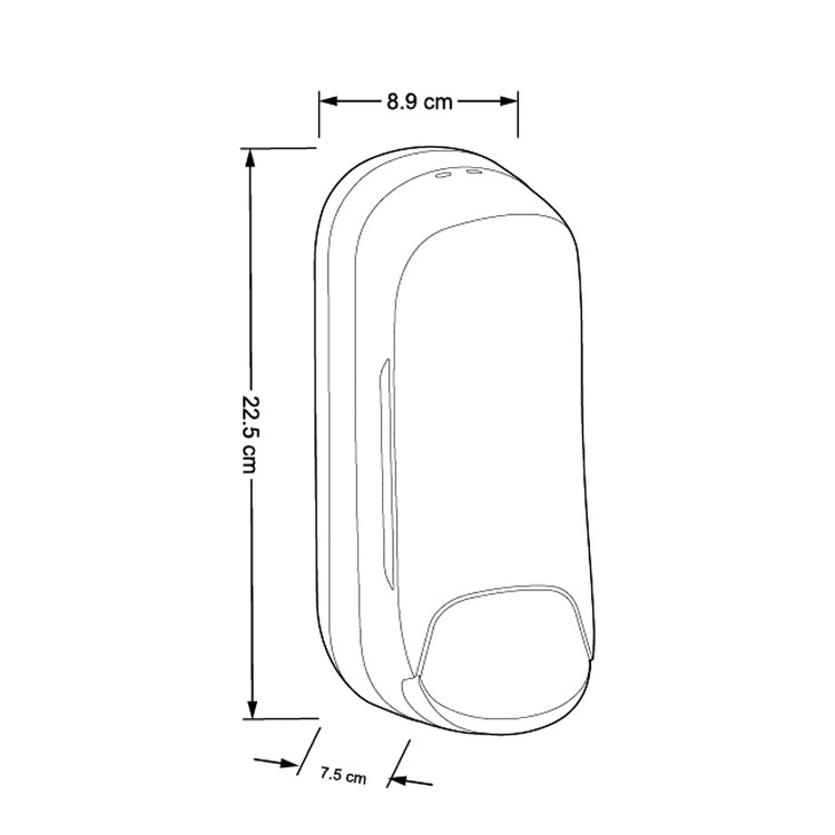 ابعاد جامایع ایمن آب مدل ایما طلایی مات